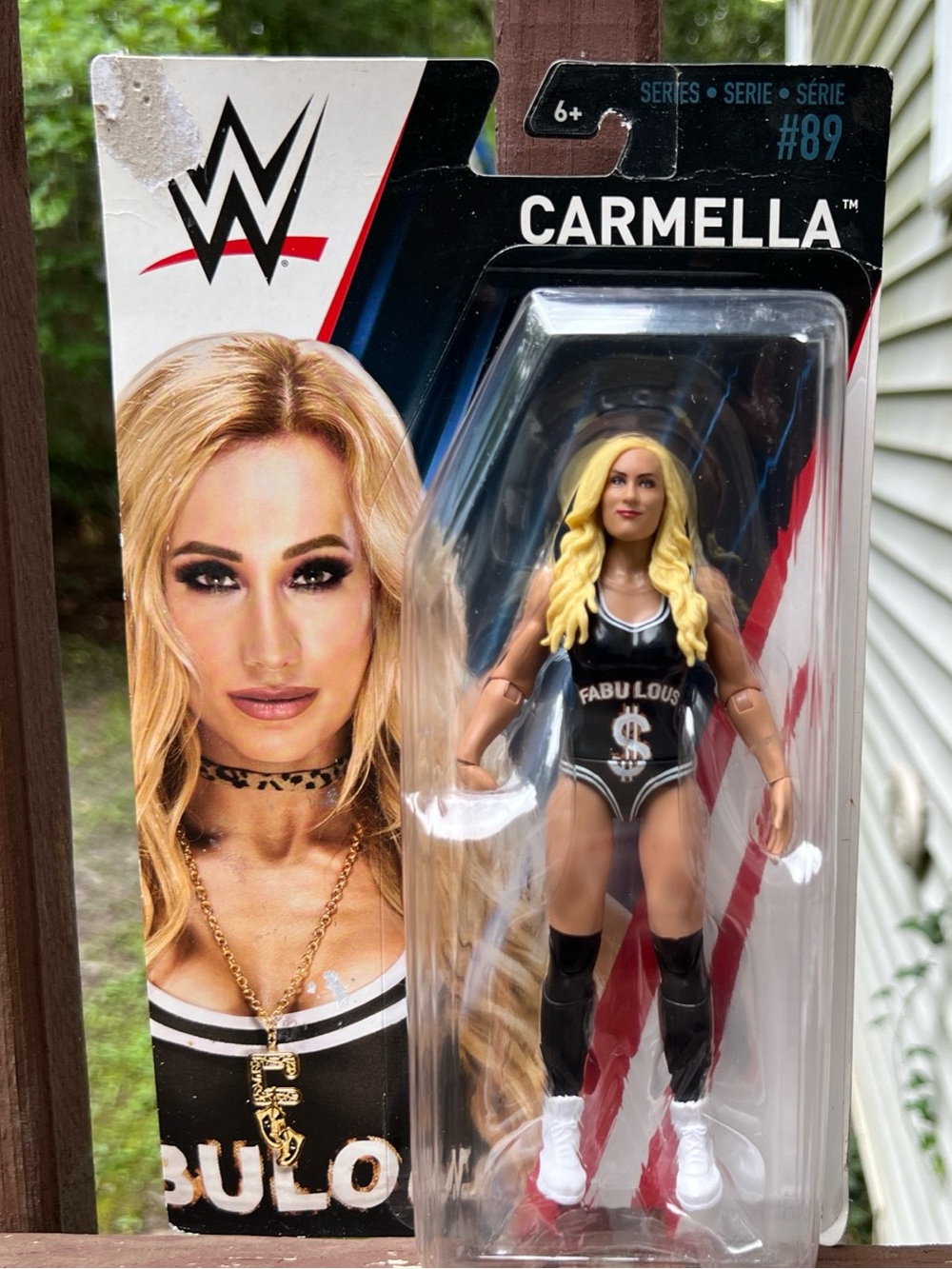 WWE Carmella Series 89 Wrestling Action Figure 2018 Mattel,Age 6+|Box Damage
